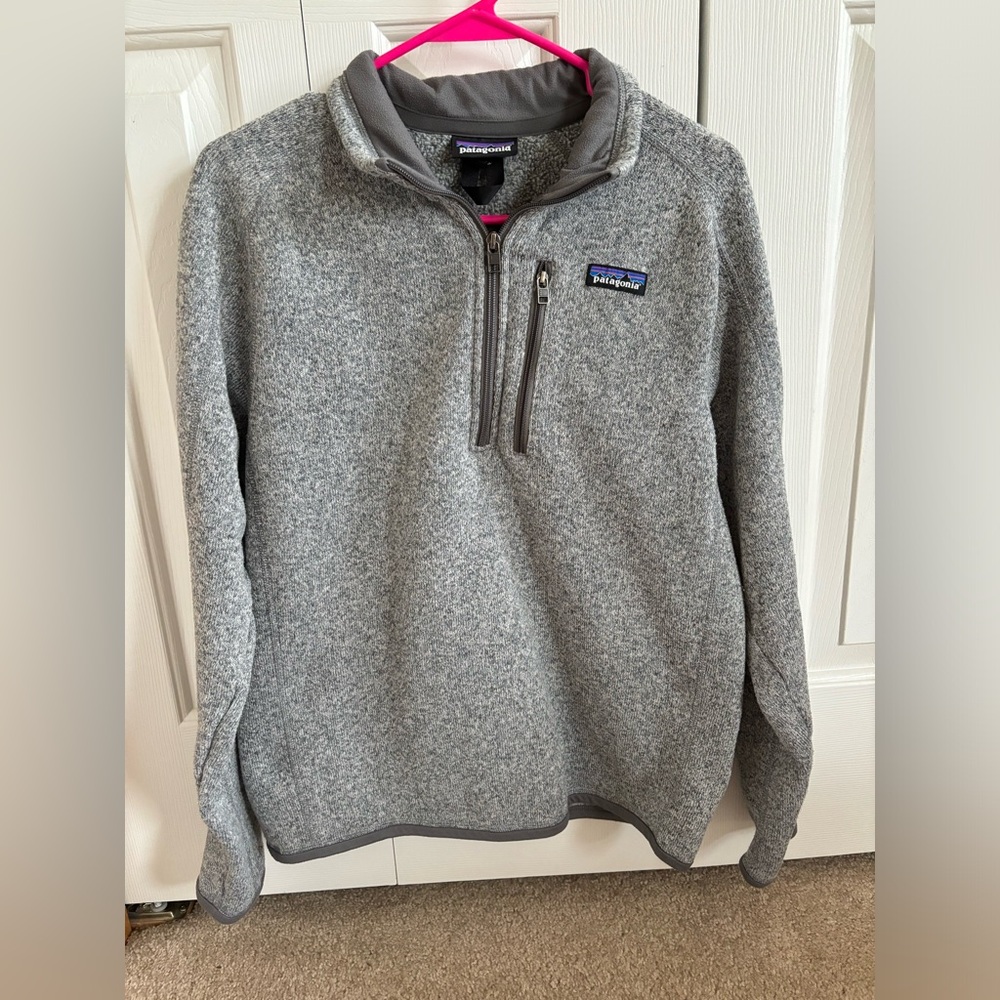 Patagonia Men’s Better Sweater 1/4 Zip Grey